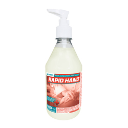 Jabón antibacterial Rapid Hand con dosificador